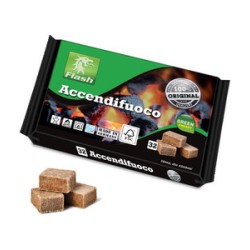 ACCENDIFUOCO 32 CUBI FLASH ECOLOGICO