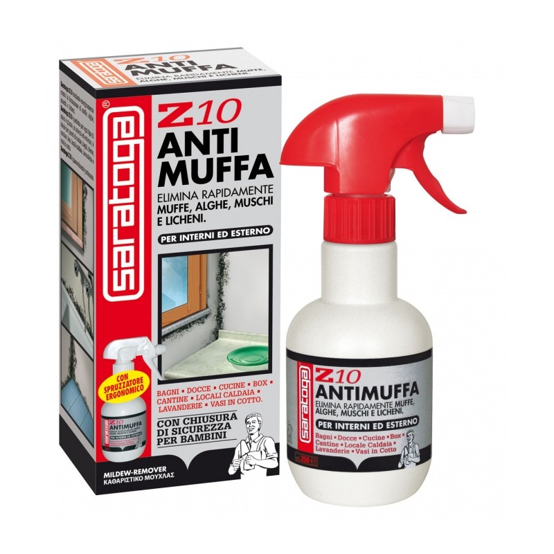 Z10 Liquido antimuffa spray per tutte le superfici 250 ml