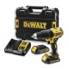 Trapano avvitatore a percussione con 2 batterie Dewalt DCD778S2T