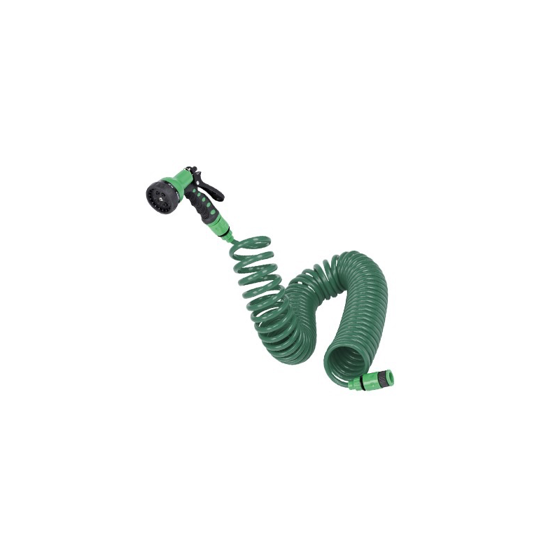 IRRIGO KIT TUBO SPIRALATO 10 M CON PISTOLA